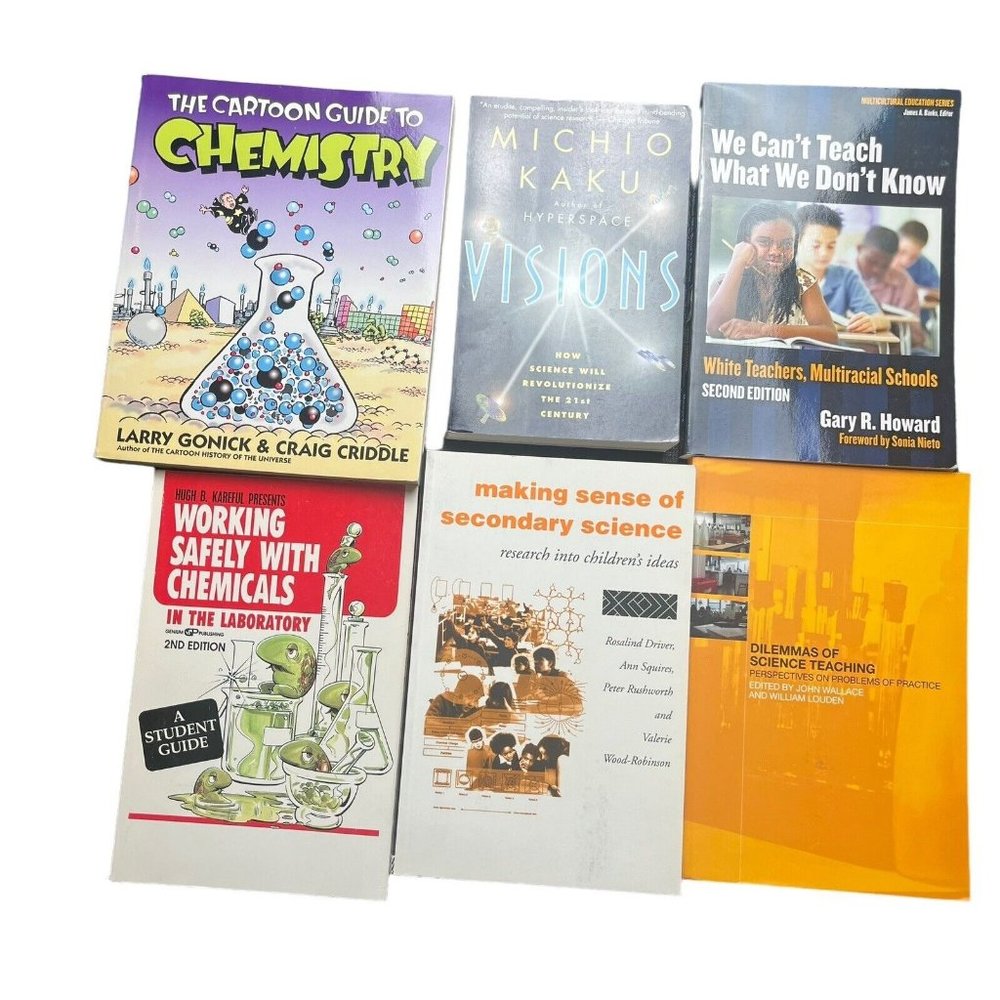 Chemistry‎ Teacher Book Lot Visions Dilemmas Working Safely Making Sense Cartoon